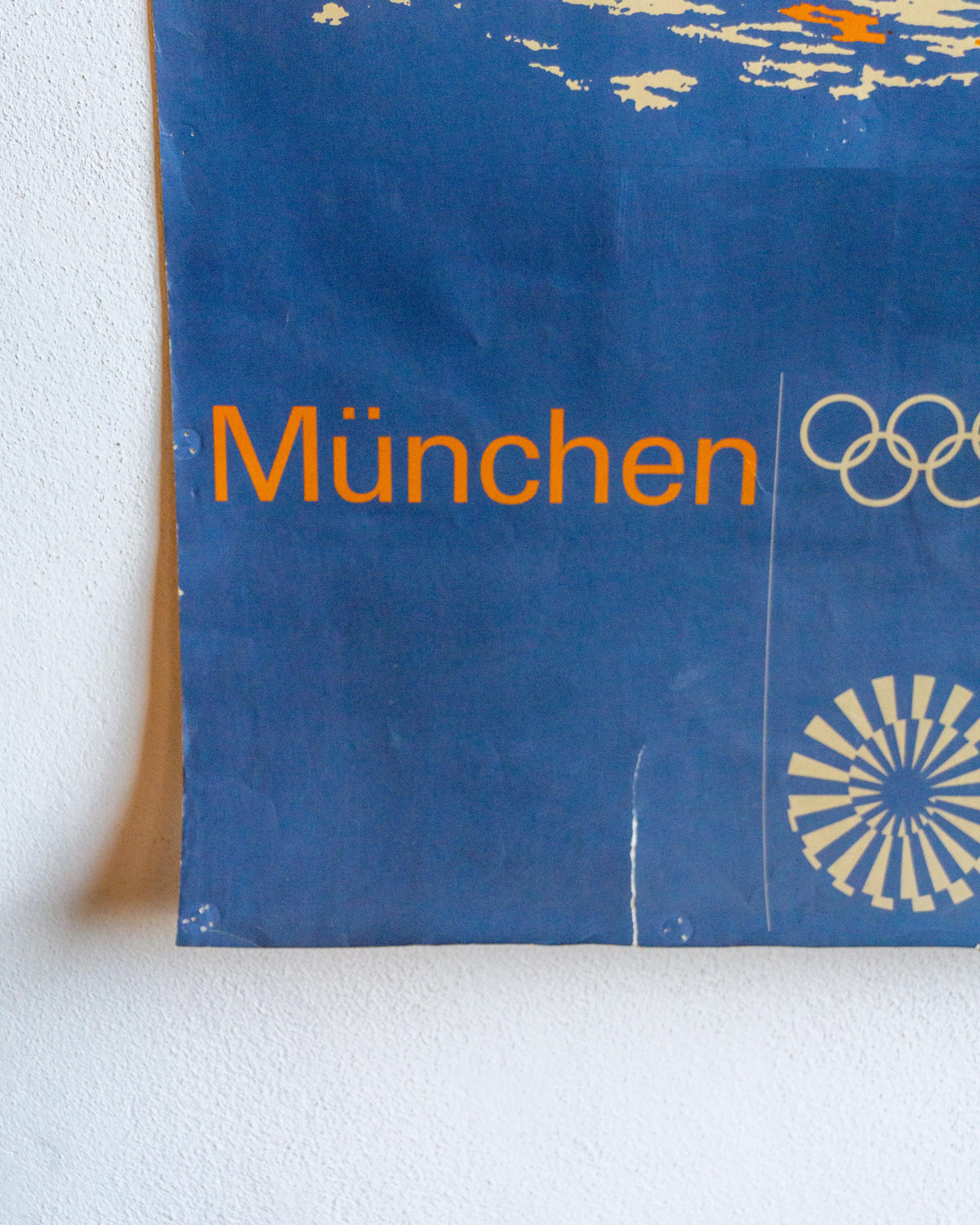 Manifesto originale Olimpiadi Monaco 1972 – Nuoto