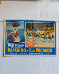 Manifesto Paperino & C. In Vacanza – Fotobusta (2)