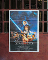 Manifesto Guerre Stellari Il ritorno dello Jedi - prima edizione italiana 1983