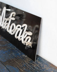 Insegna neon vintage GELATERIA – Puglia, 1970