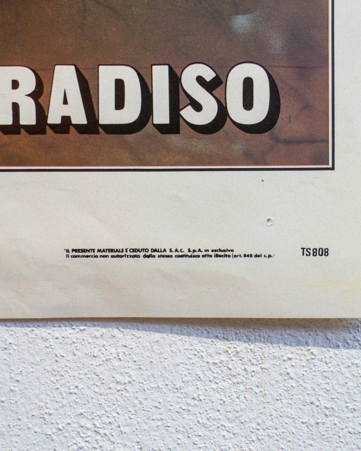 Locandina Nuovo Cinema Paradiso