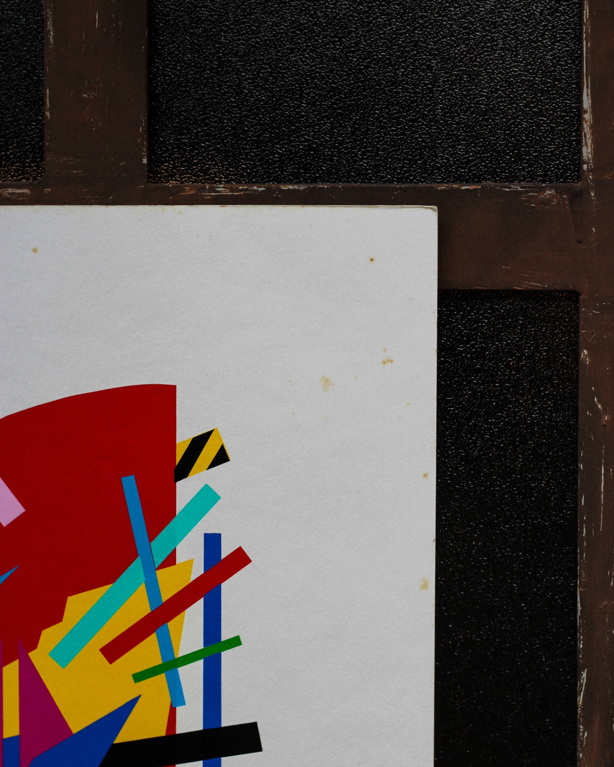 Poster “Komposition” di Ernst Lose - litografia del 1989