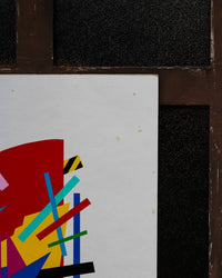 Poster “Komposition” di Ernst Lose - litografia del 1989