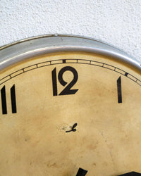 Orologio da parete sovietico in alluminio – anni ’70