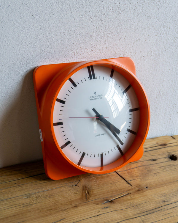 Orologio Junghans vintage arancione pop 1970