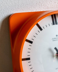 Orologio Junghans vintage arancione pop 1970