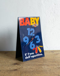 Orologio Pubblicitario Baby Martini "E' l'ora dell'aperitivo"