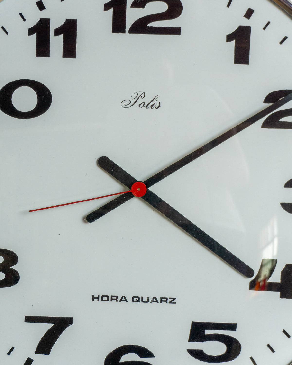Orologio da muro Polis vintage tondo – Movimento Quarzo
