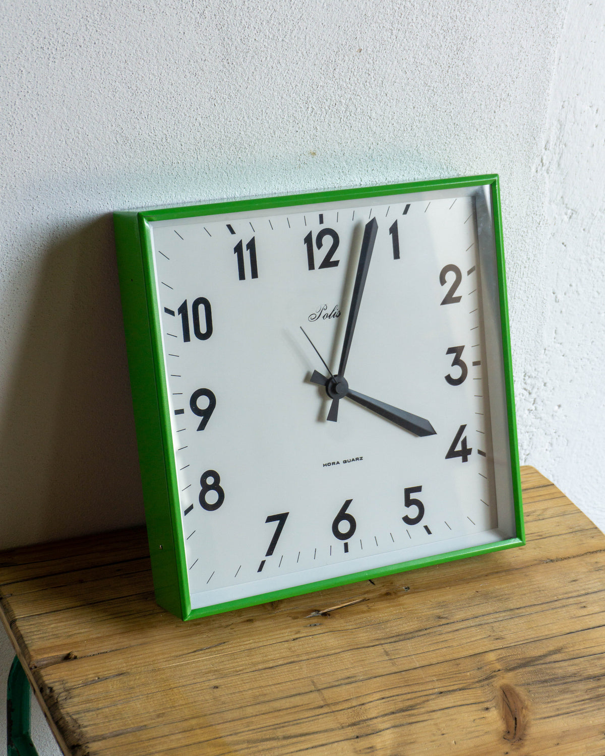 Orologio industriale vintage POLIS – Verde 1960