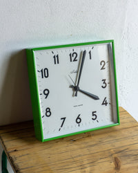 Orologio industriale vintage POLIS – Verde 1960