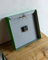 Orologio industriale vintage POLIS – Verde 1960