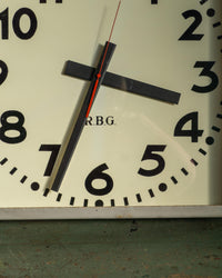 Orologio industriale RBG quadrato – anni 50