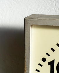Orologio industriale RBG quadrato – anni 50