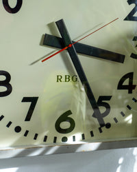 Orologio industriale RBG quadrato – anni 50