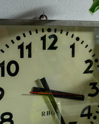 Orologio industriale RBG quadrato – anni 50