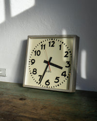 Orologio industriale RBG quadrato – anni 50