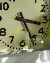 Orologio industriale RBG quadrato – anni 50