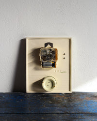 Orologio da parete Diehl con timer in ceramica - anni ’60