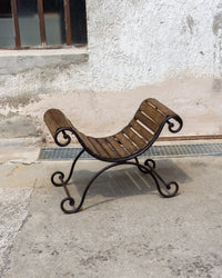Panchetta da Giardino in Ferro Battuto - 1960