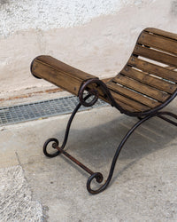 Panchetta da Giardino in Ferro Battuto - 1960