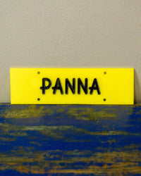 Insegna “Panna” da bar – anni ’80