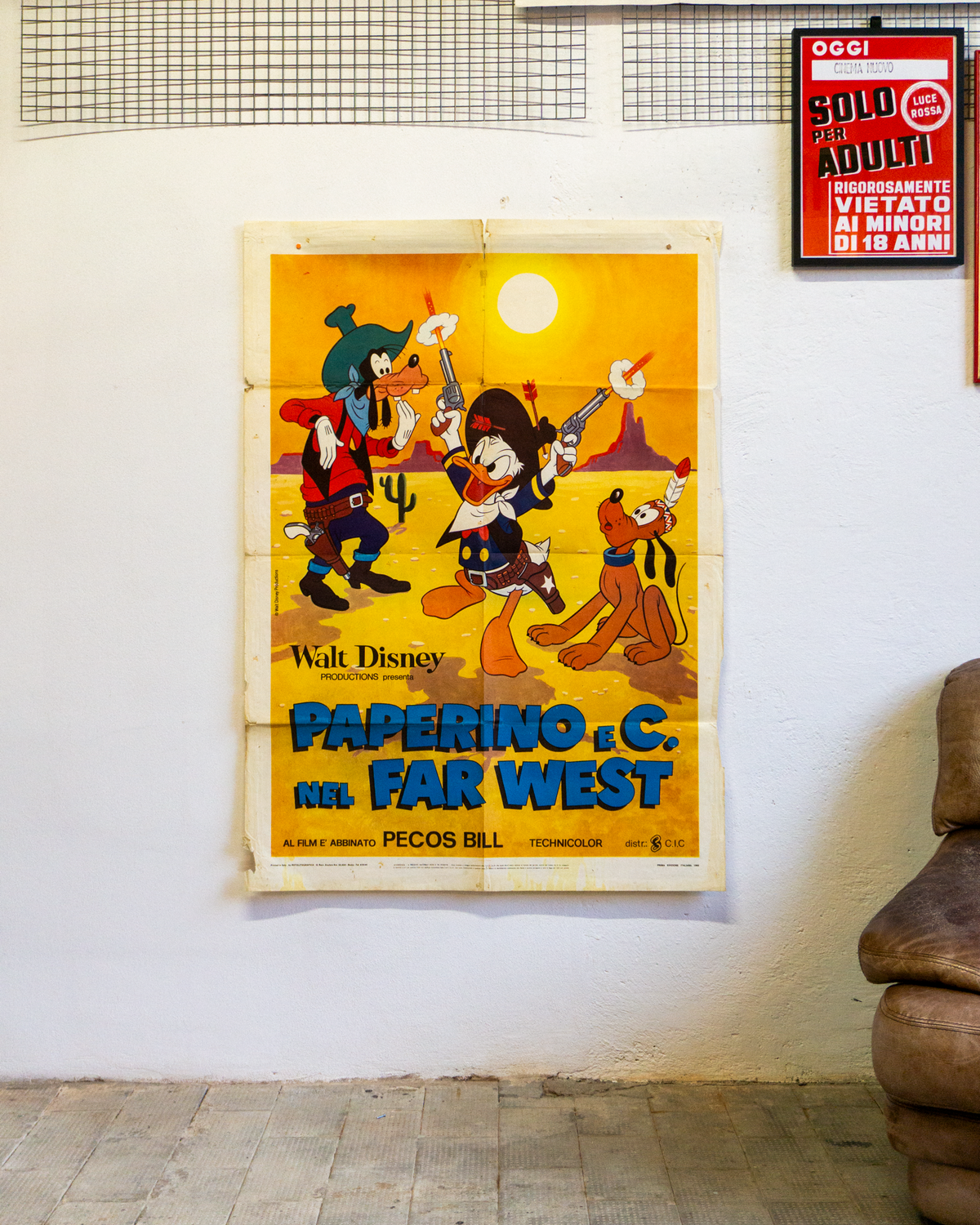 Manifesto Paperino E C Nel Far West