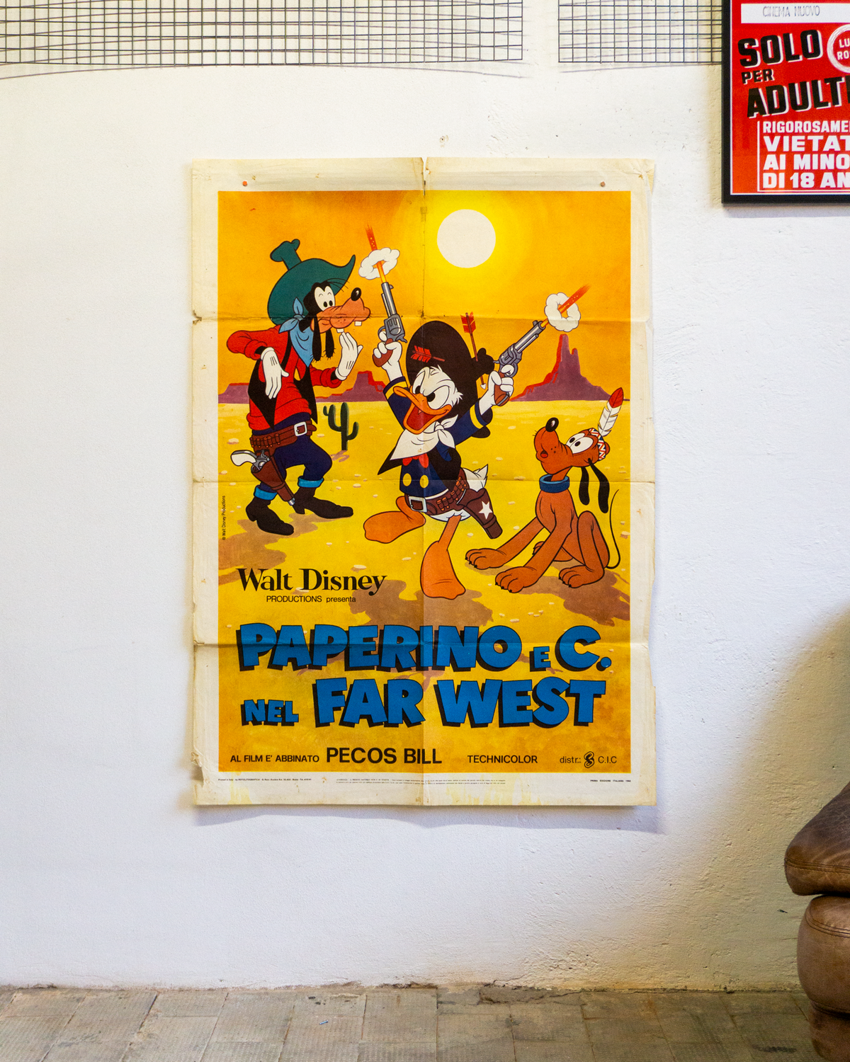 Manifesto Paperino E C Nel Far West