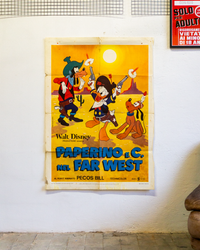 Manifesto Paperino E C Nel Far West