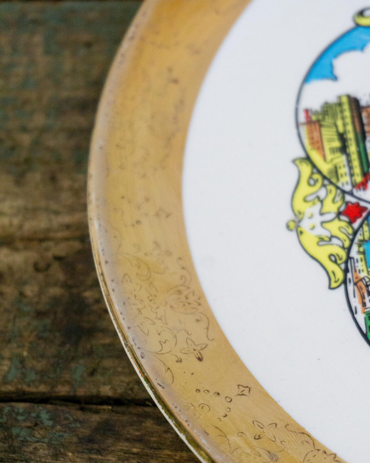 Piatto souvenir New York – 1990