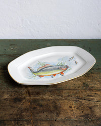 Piatto da portata vintage con pesce - Tognana