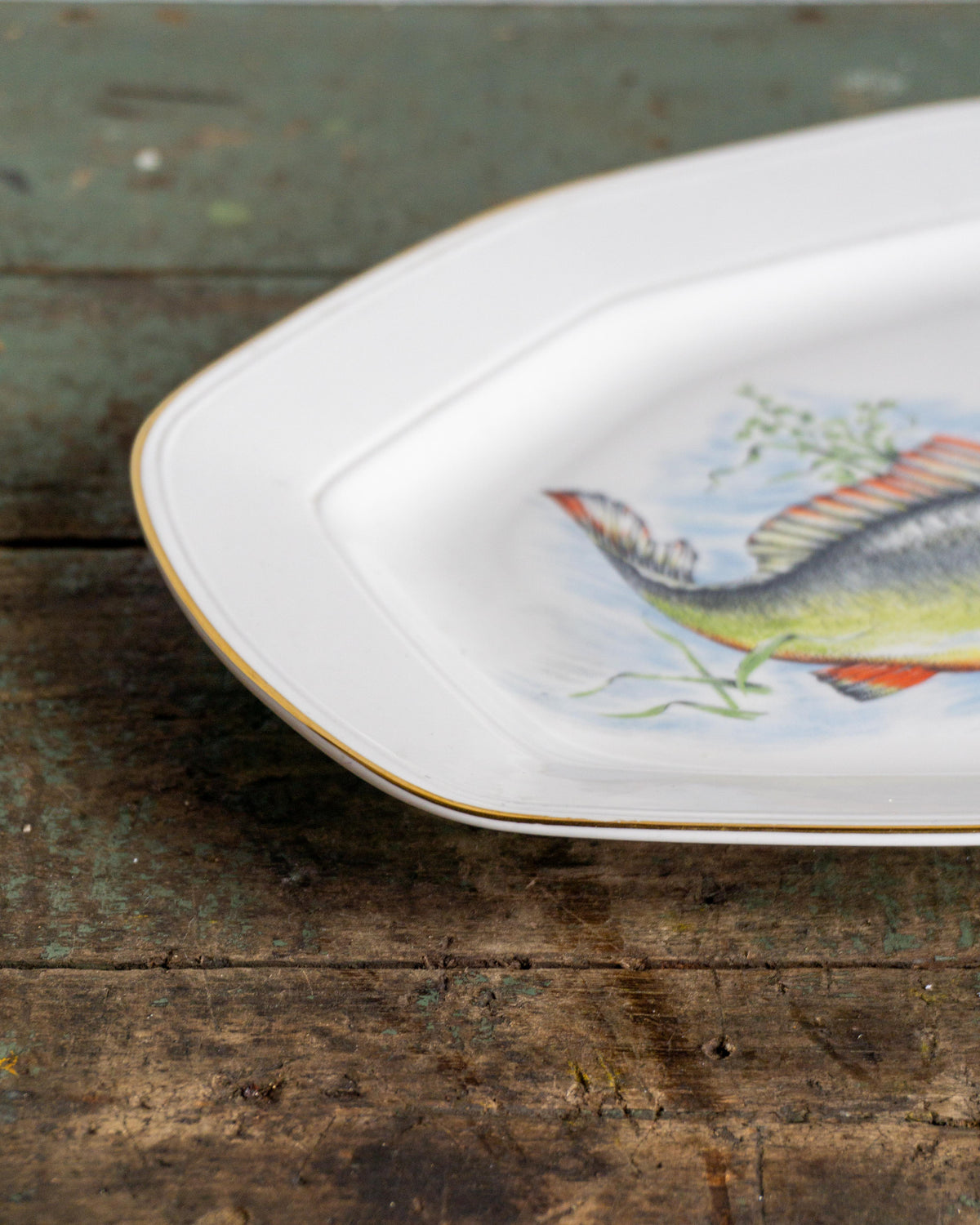 Piatto da portata vintage con pesce - Tognana