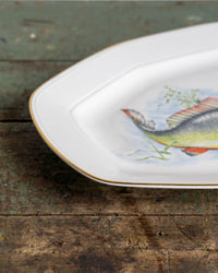 Piatto da portata vintage con pesce - Tognana