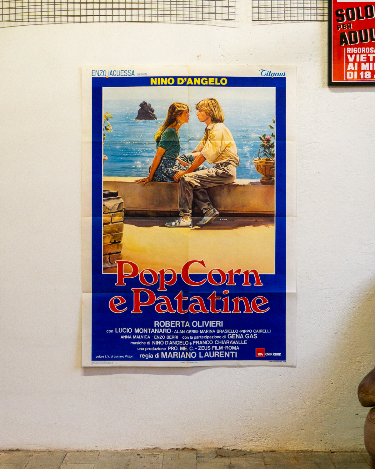 Manifesto Pop Corn E Patatine