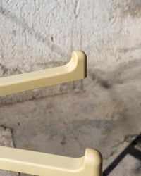 Porta asciugamani vintage anni ’70 - plastica panna