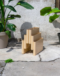 Porta Riviste Kartell 6 Scomparti “Giotto Stoppino” Panna Mod. 4675