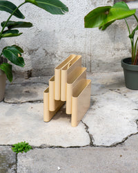 Porta Riviste Kartell 6 Scomparti “Giotto Stoppino” Panna Mod. 4675