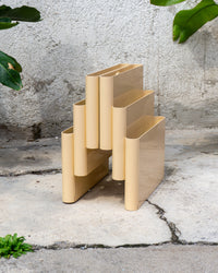 Porta Riviste Kartell 6 Scomparti “Giotto Stoppino” Panna Mod. 4675
