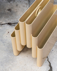 Porta Riviste Kartell 6 Scomparti “Giotto Stoppino” Panna Mod. 4675