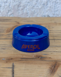 Portacenere Aperol Soda in Plastica Blu – 1980/90