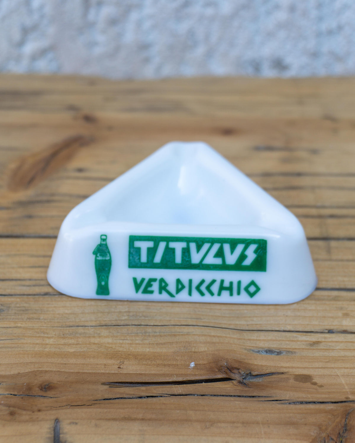 Portacenere Titulus Verdicchio – Vetreria Lusvardi Milano – Anni '70