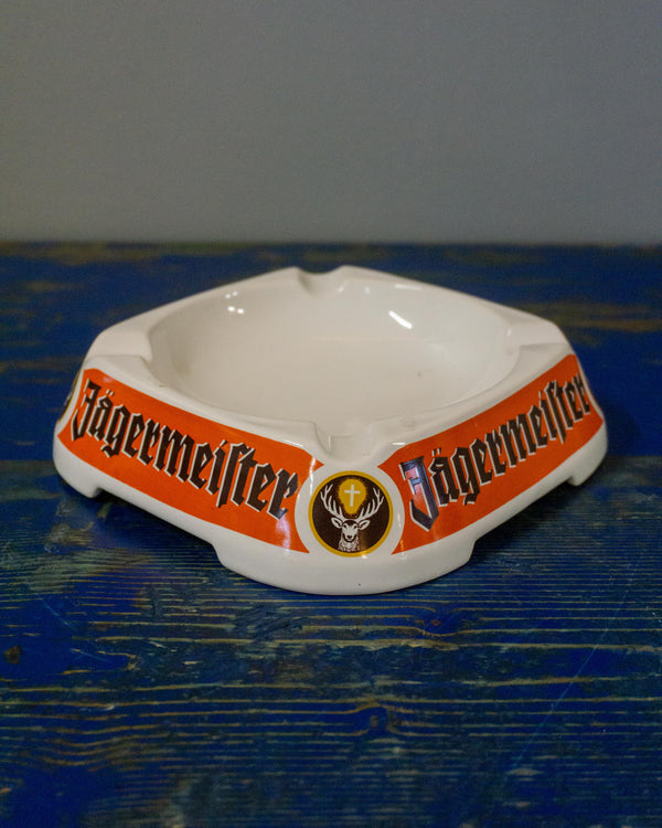 Posacenere Jägermeister in ceramica – Fischer & Co, Rodental, anni ’70