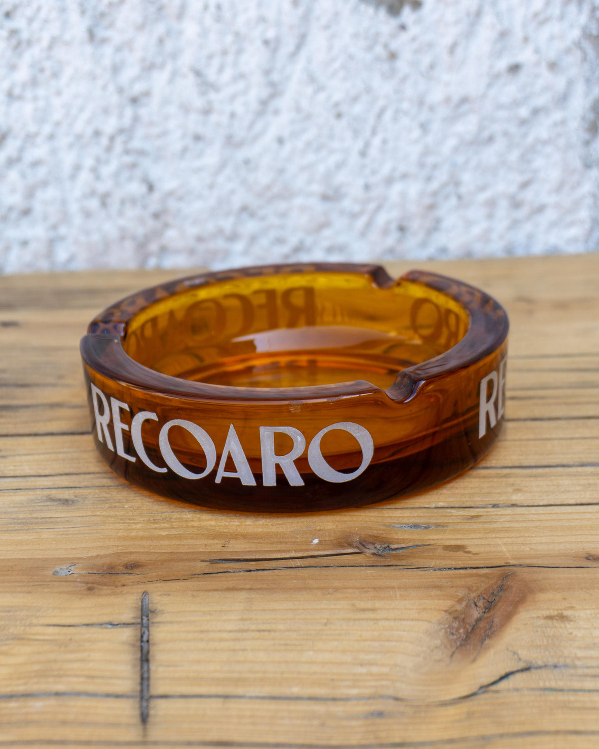 Portacenere Recoaro in Vetro Marrone – Anni '70