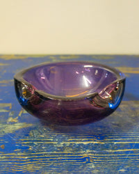 Posacenere in vetro di Murano viola – anni ’60
