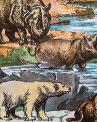 Tavola didattica Paravia “Il Regno Animale” – anni ’60