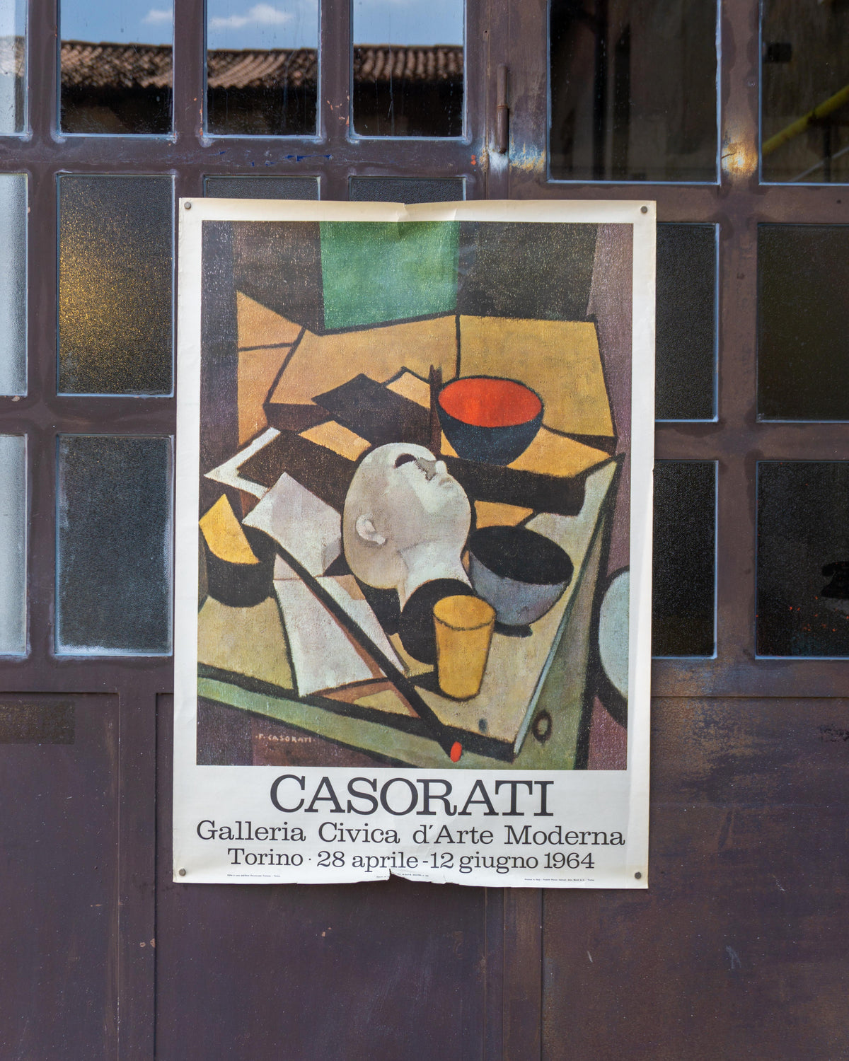 Manifesto Mostra Felice Casorati – Galleria Civica d'Arte Moderna Torino – 1964