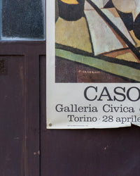 Manifesto Mostra Felice Casorati – Galleria Civica d'Arte Moderna Torino – 1964