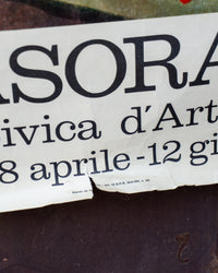 Manifesto Mostra Felice Casorati – Galleria Civica d'Arte Moderna Torino – 1964