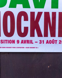Manifesto Mostra David Hockney – Fondation Louis Vuitton – 2025