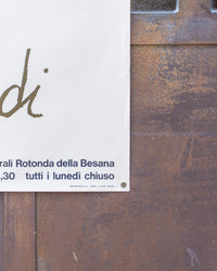 Manifesto Mostra Giorgio Morandi – Comune di Milano – 1971