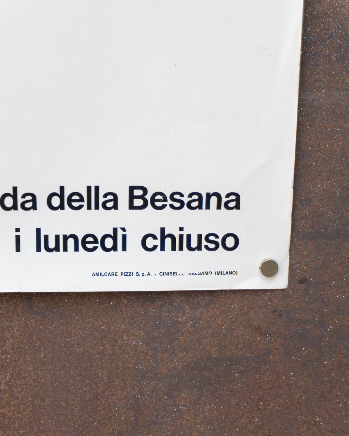 Manifesto Mostra Giorgio Morandi – Comune di Milano – 1971
